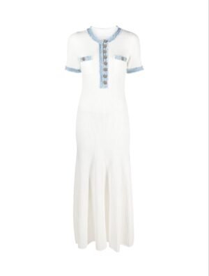 Portofino Elbise — Beyaz